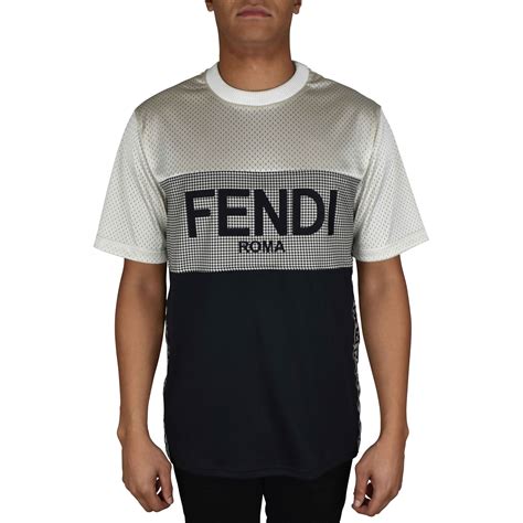 t shirt fendi mens|fendi men's t shirt sale.